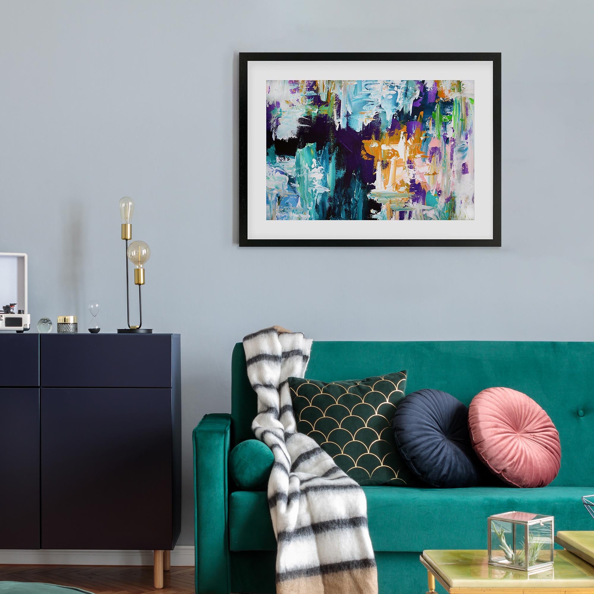 Abstract 169 Framed Art