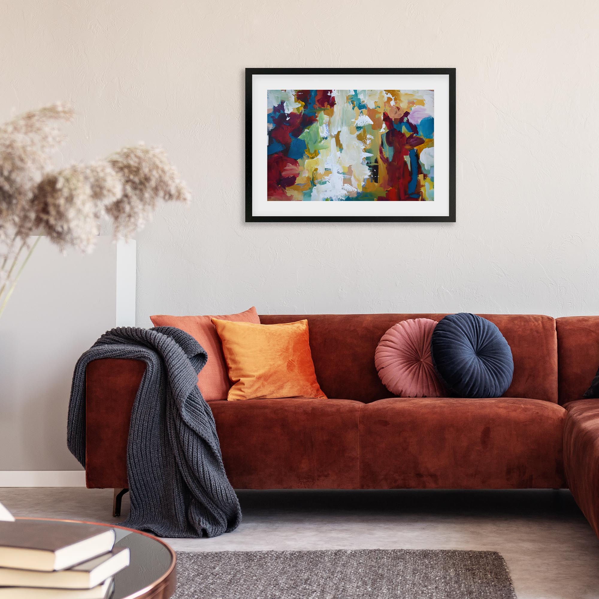 Abstract 419 Framed Art