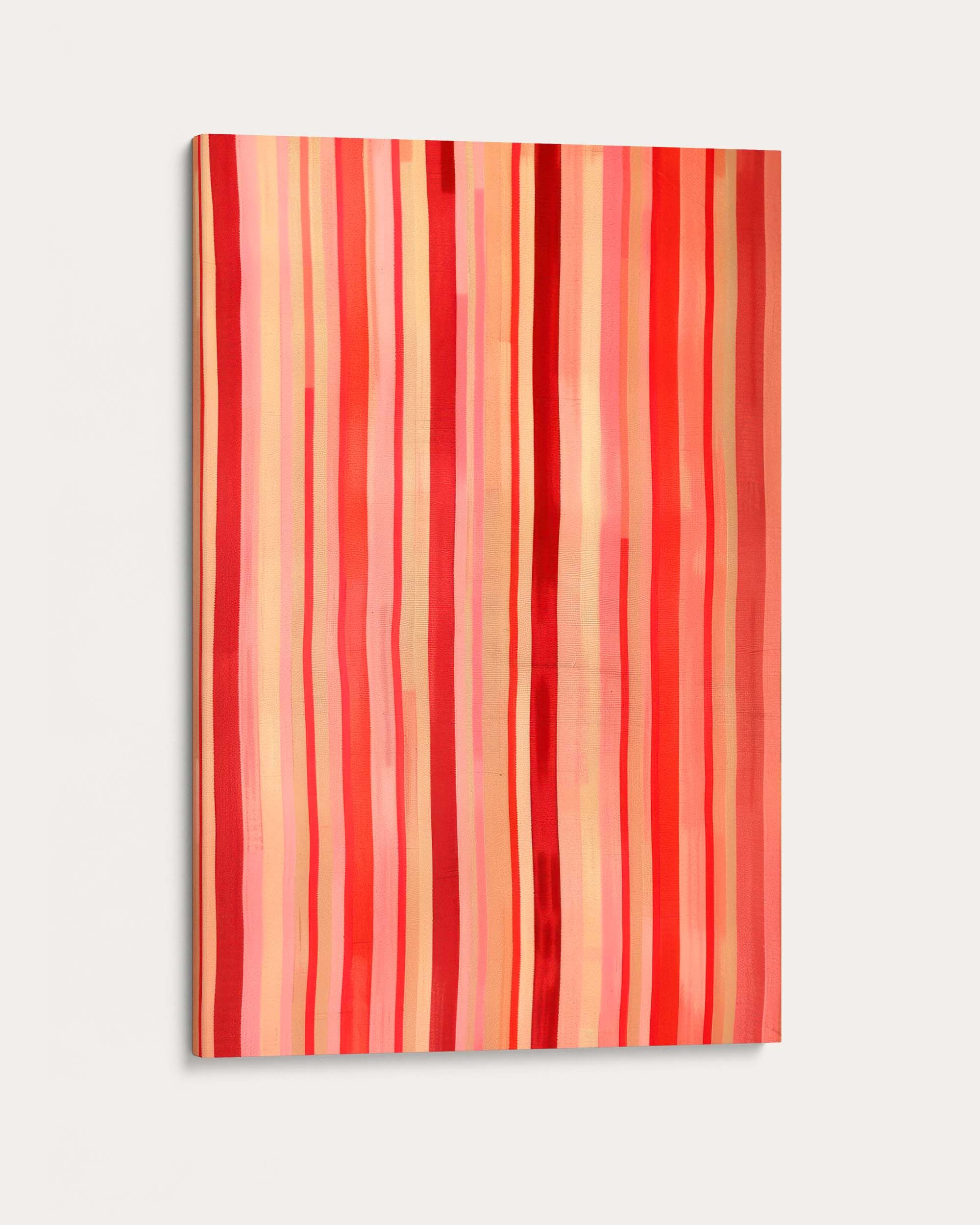 Red Stripes Wall Art