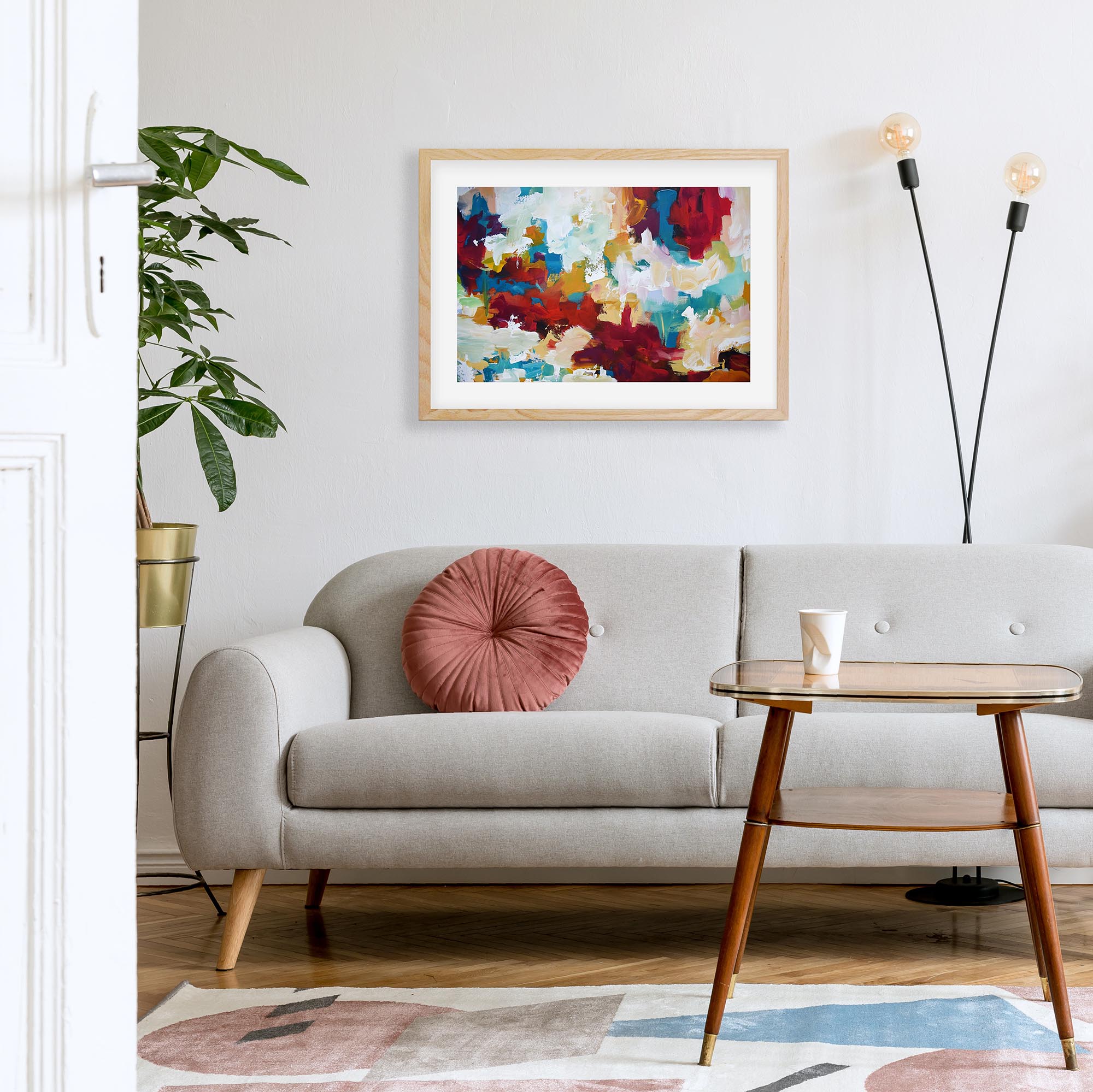 Abstract 417 Framed Art