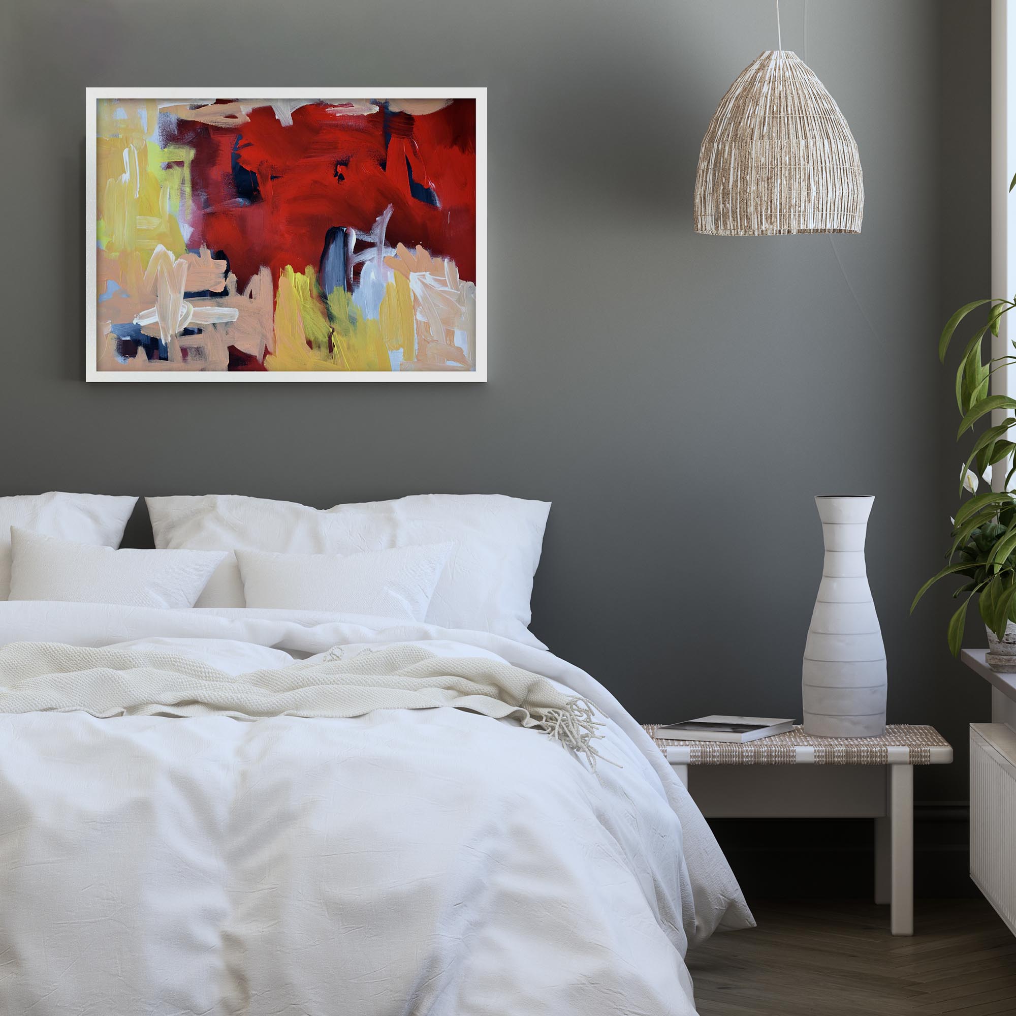 Abstraction 61 Framed Art