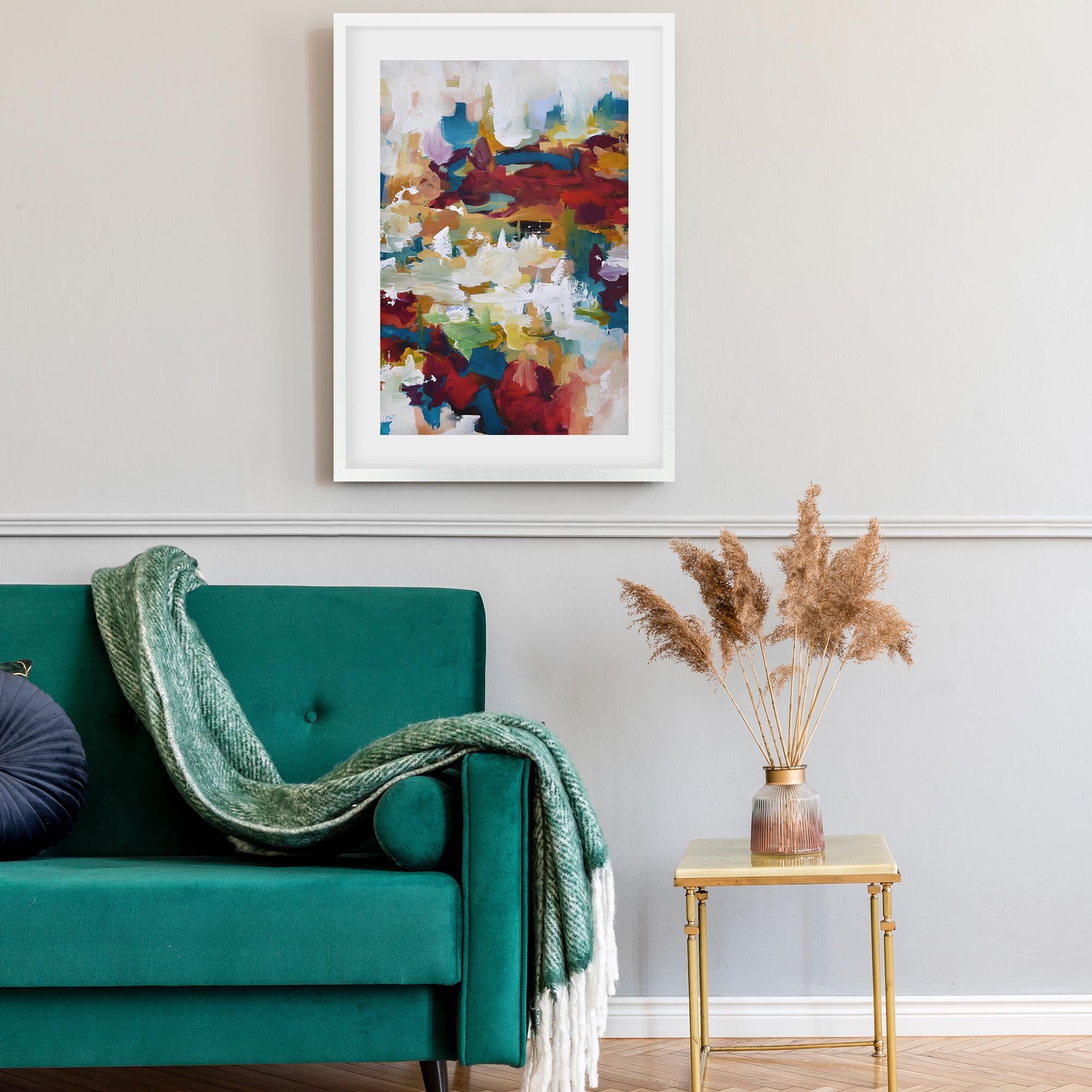Abstract 412 Framed Art