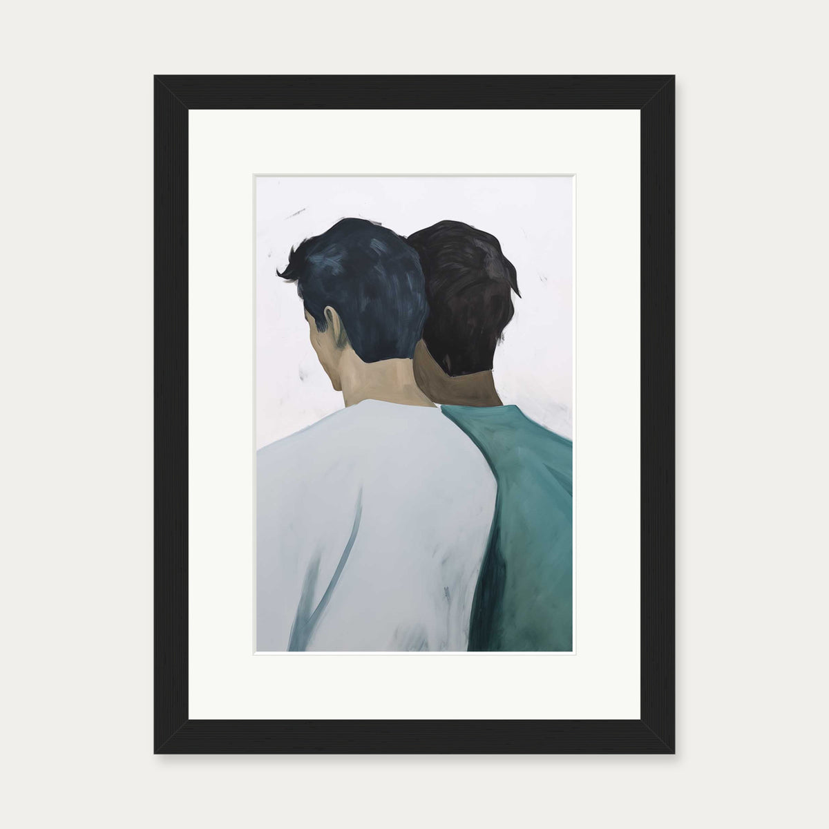 Reflection Art Print — 30 x 40 cm — Black Frame