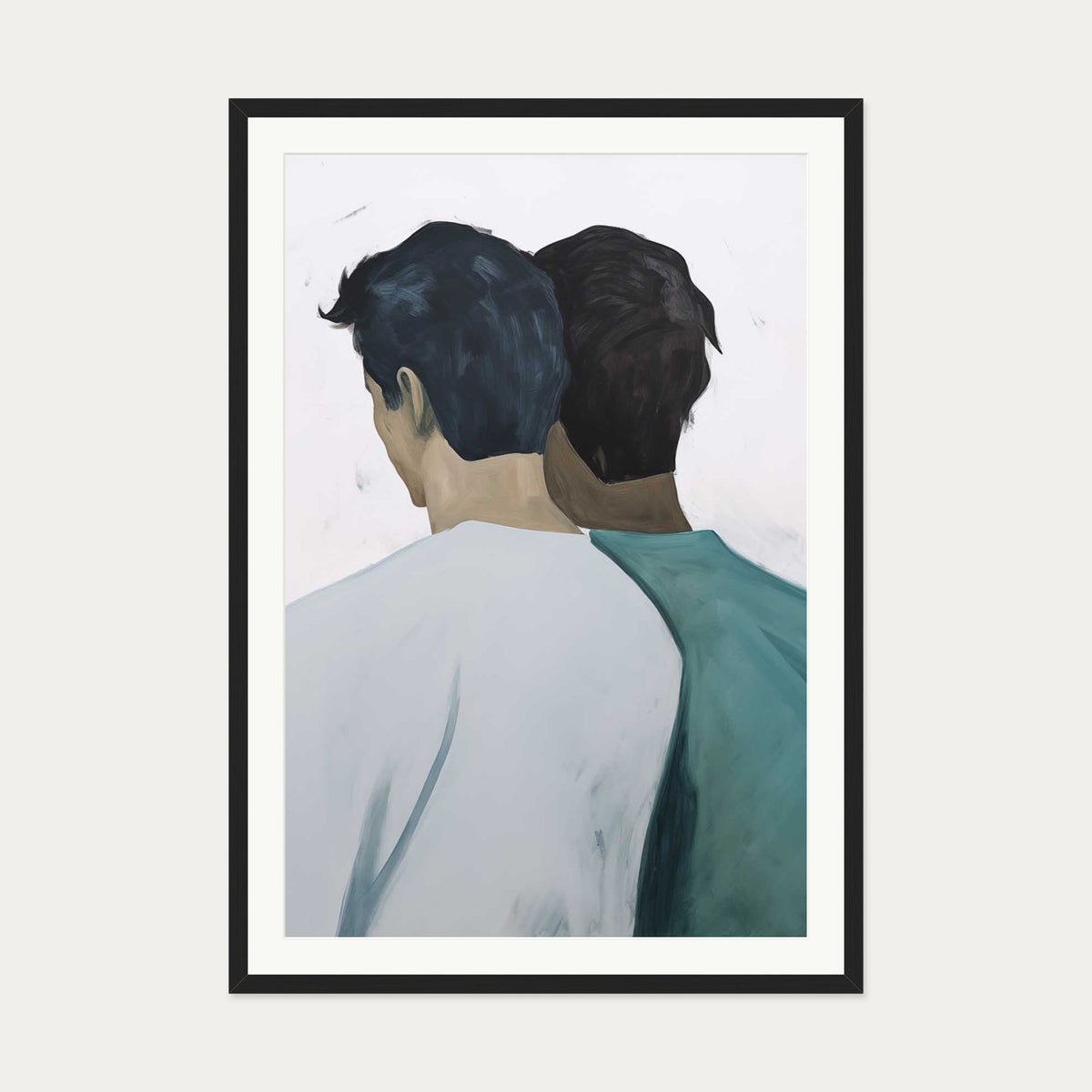 Reflection Art Print — 70 x 100 cm — Black Frame