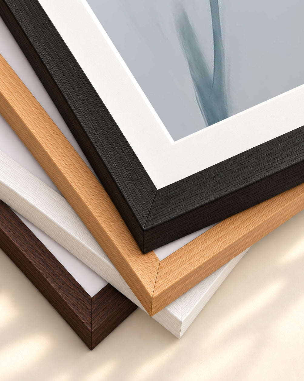 Reflection Art Print — framed print corner with 5 cm mount and bevel