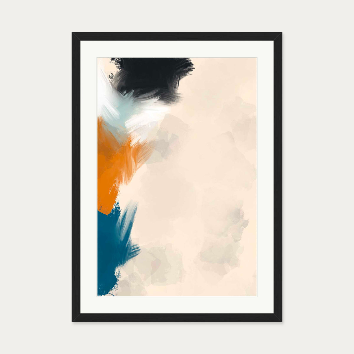 Regaining Balance Art Print — 50 x 70 cm — Black Frame