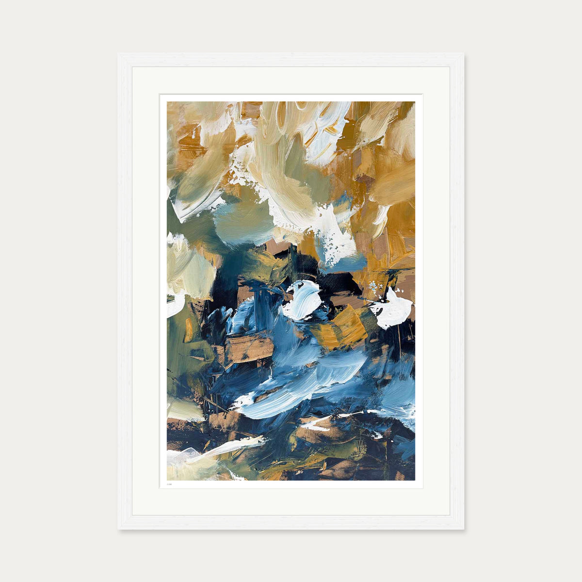 Resonance II Limited Edition Print — 50 x 70 cm — White Frame