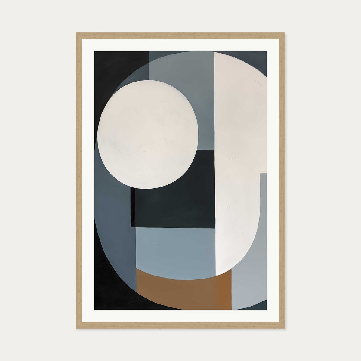 Rewind Art Print — 70 x 100 cm — Oak Frame