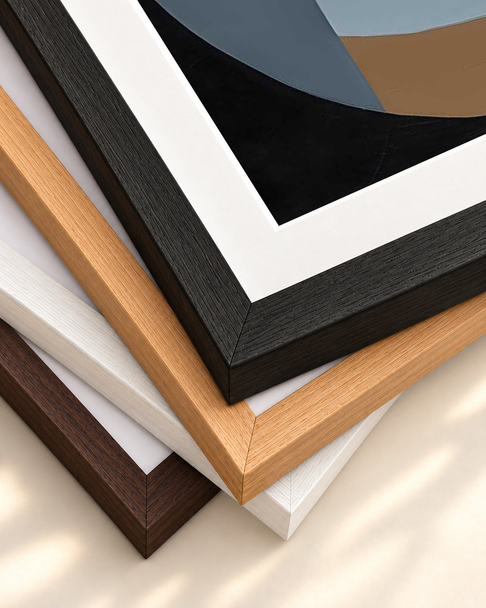 Rewind Art Print — framed print corner with 5 cm mount and bevel