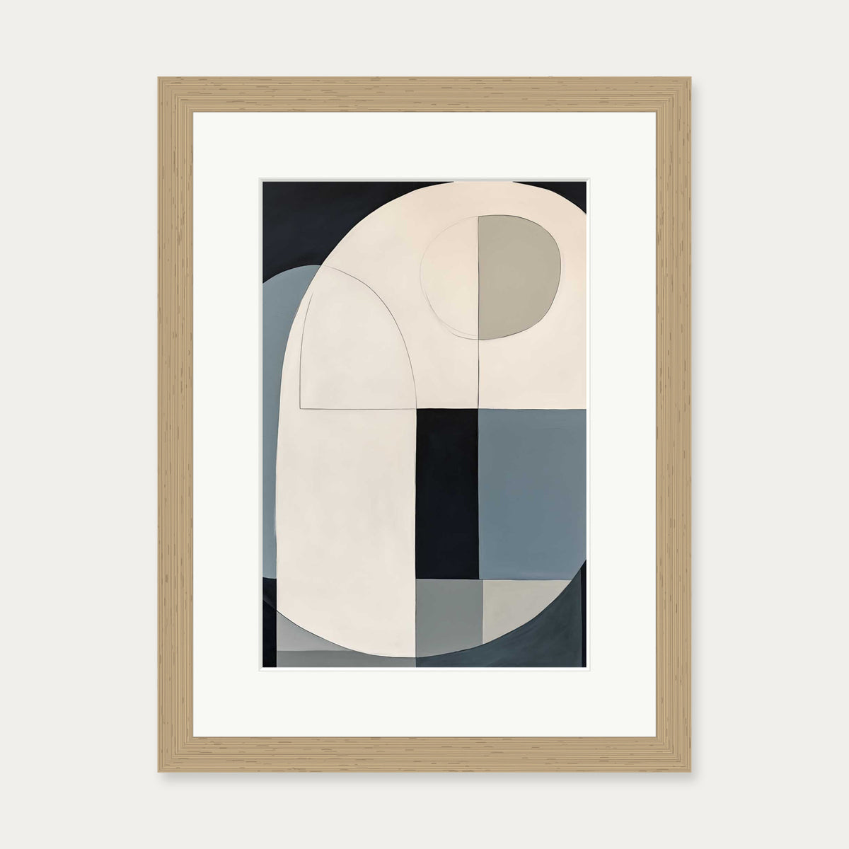 Rewind II Art Print — 30 x 40 cm — Oak Frame