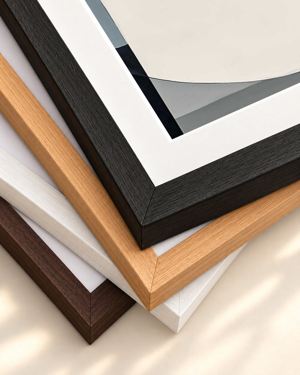 Rewind II Art Print — framed print corner with 5 cm mount and bevel
