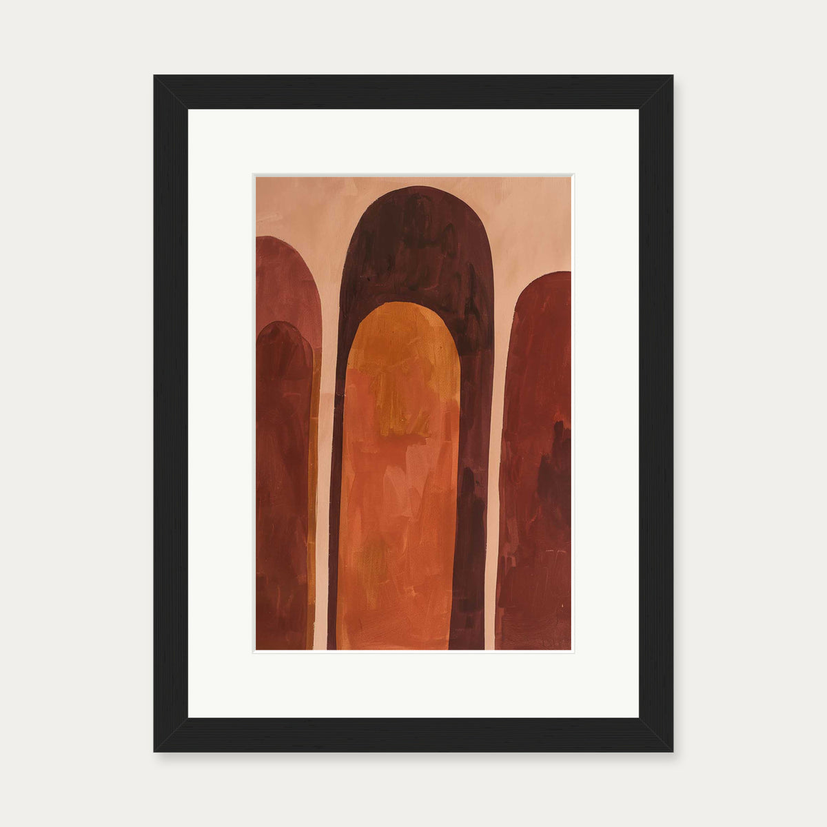 Rise Wall Art Print — 30 x 40 cm — Black Frame