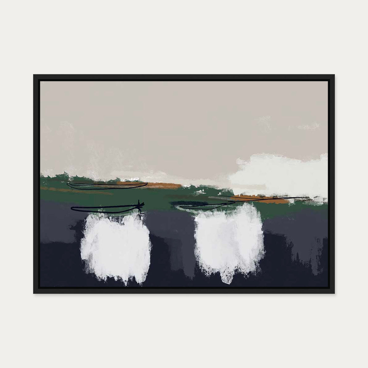 Sailing Canvas Art — 50 x 70 cm — Black Frame