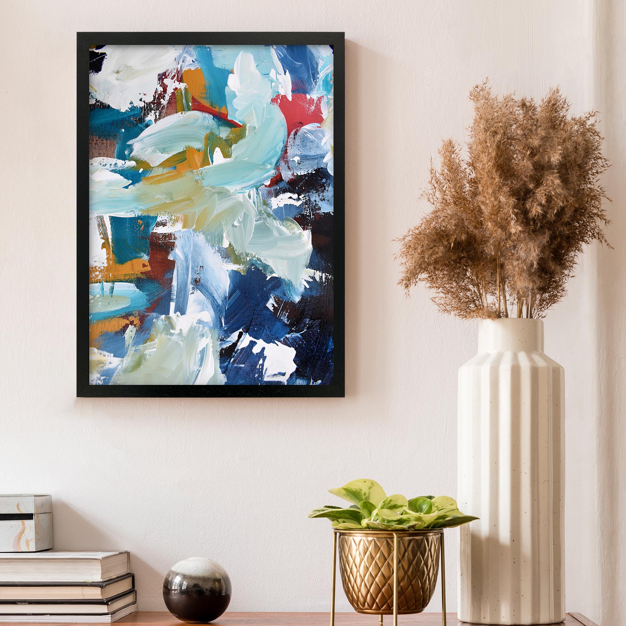 Abstract 302 Framed Art