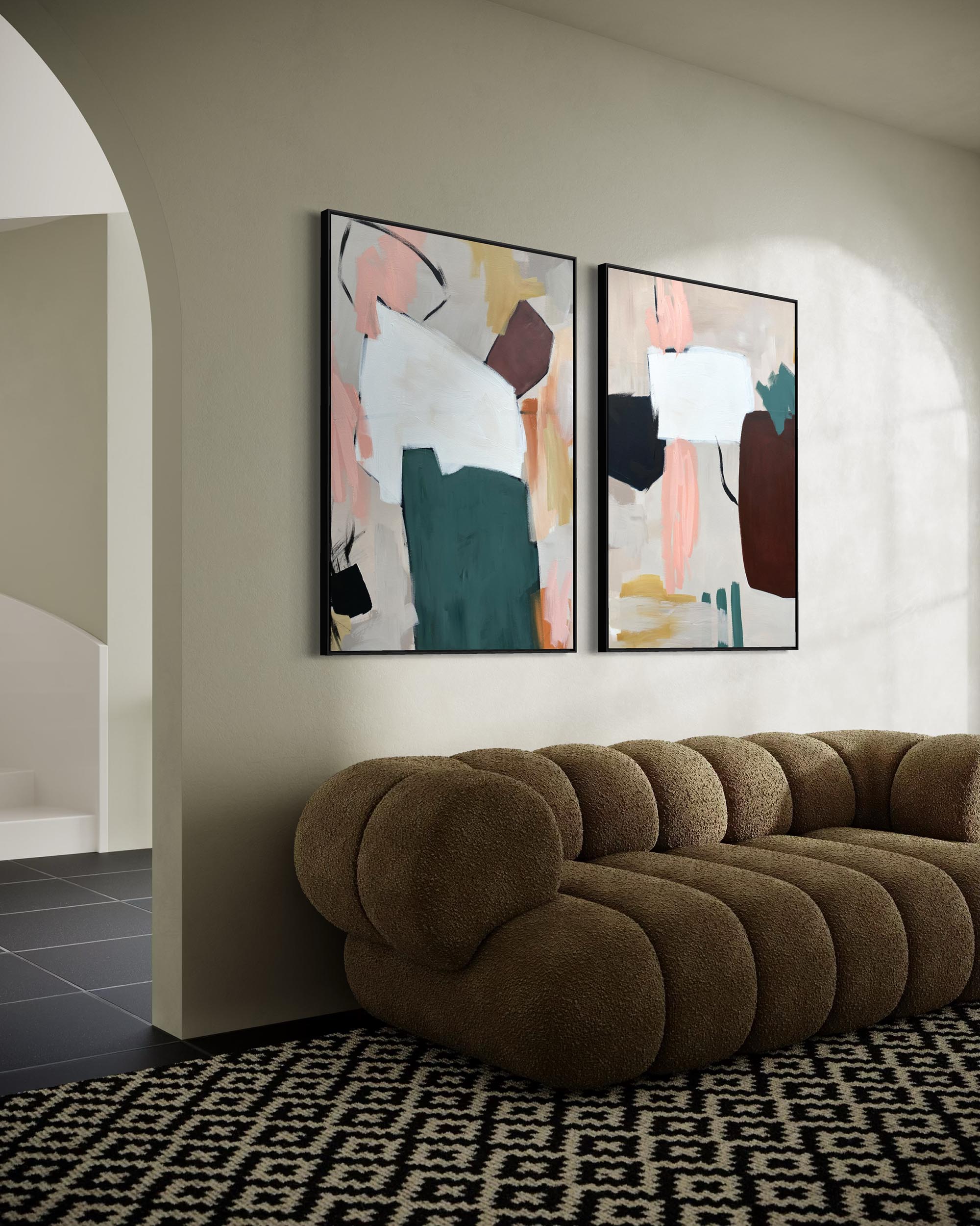 Abstract Art Inspiration Canvas Set Of 2