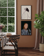 Female Figures Fine Art Portrait - Print Set Of 2