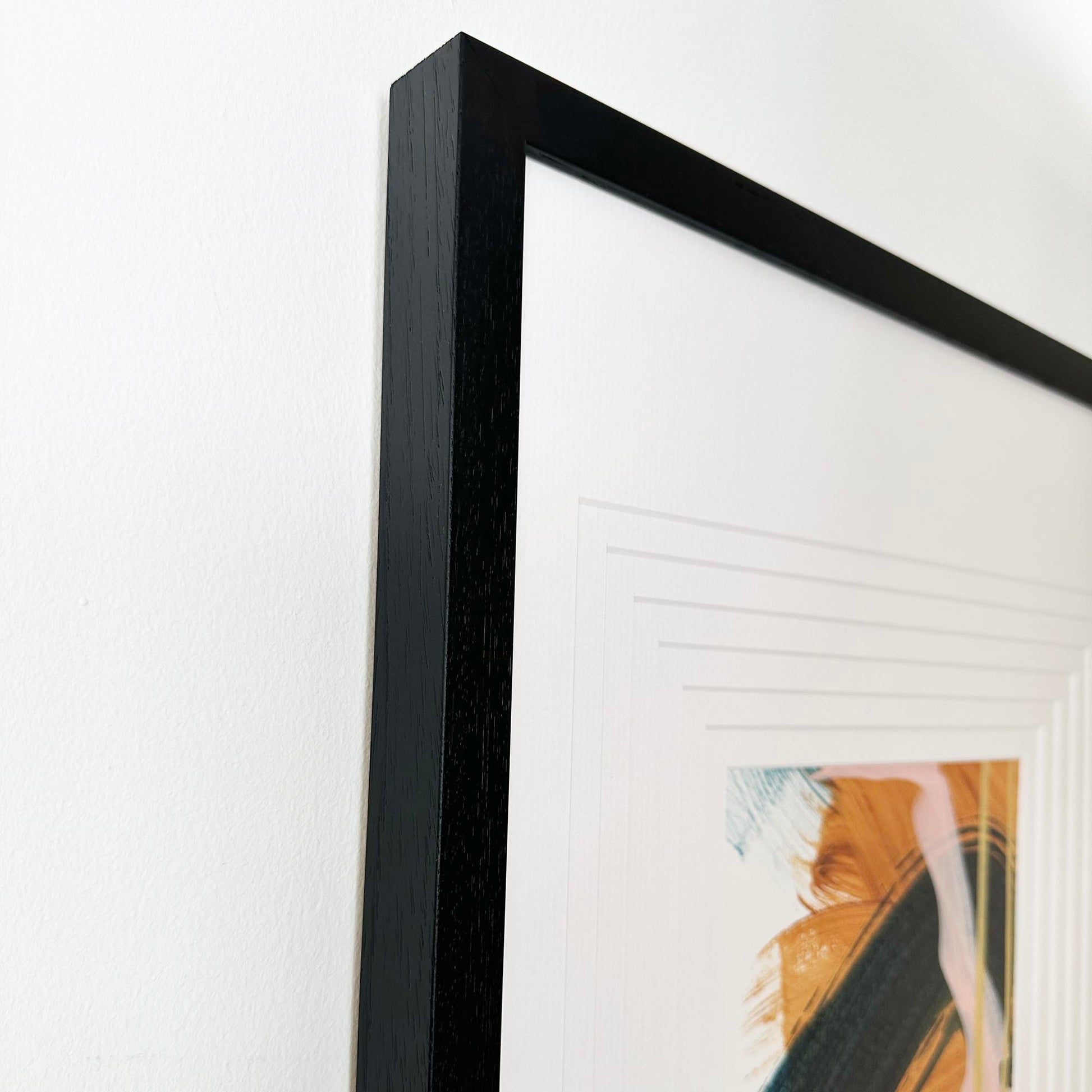 Forever Framed Abstract Painting-Abstract House