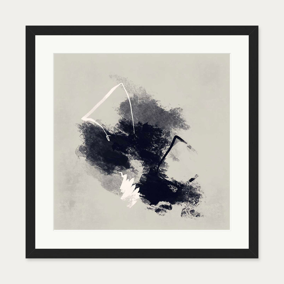 Skydance Art Print — 50 x 50 cm — Black Frame