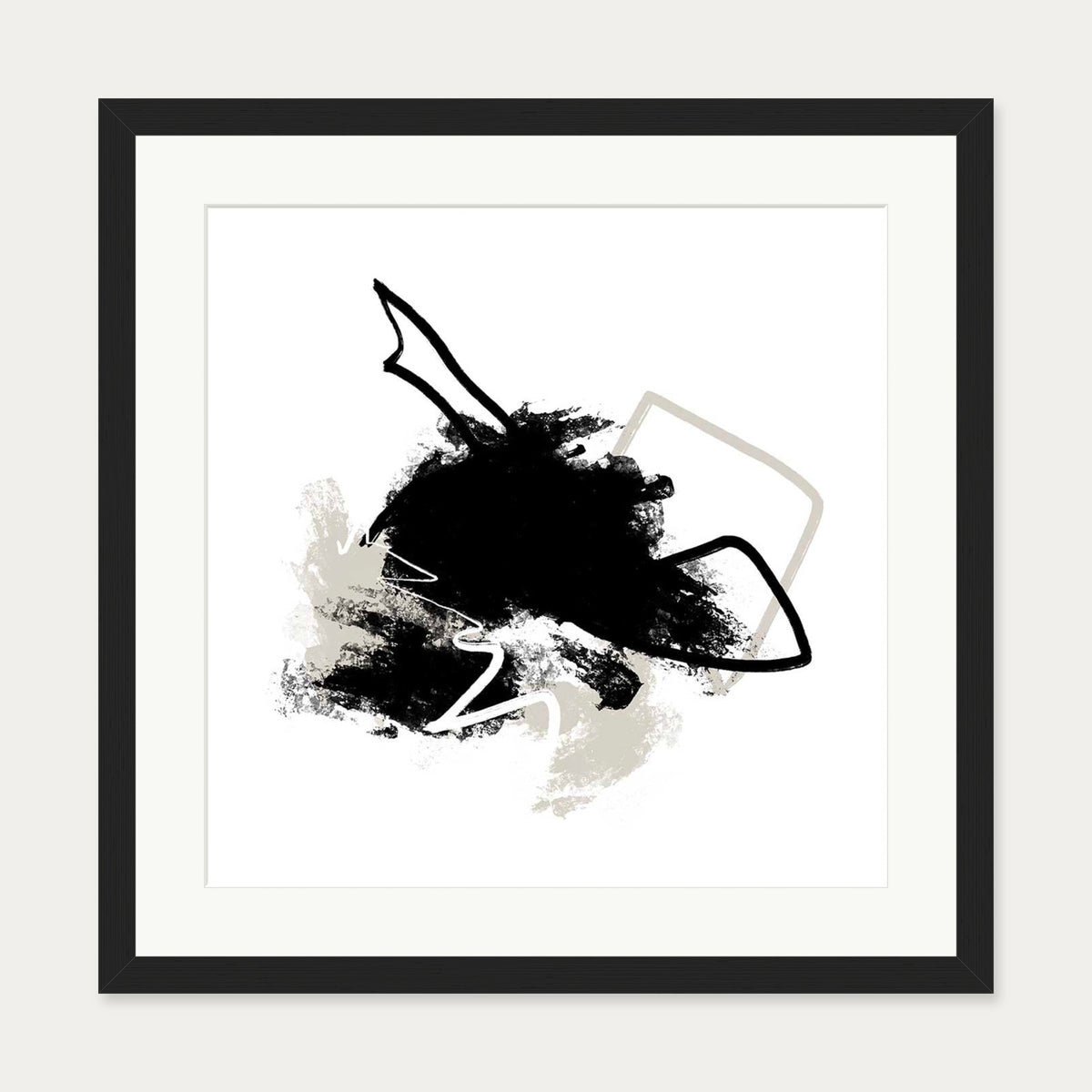 Skydance II Art Print — 50 x 50 cm — Black Frame