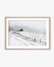 Snow Field Wall Art Print