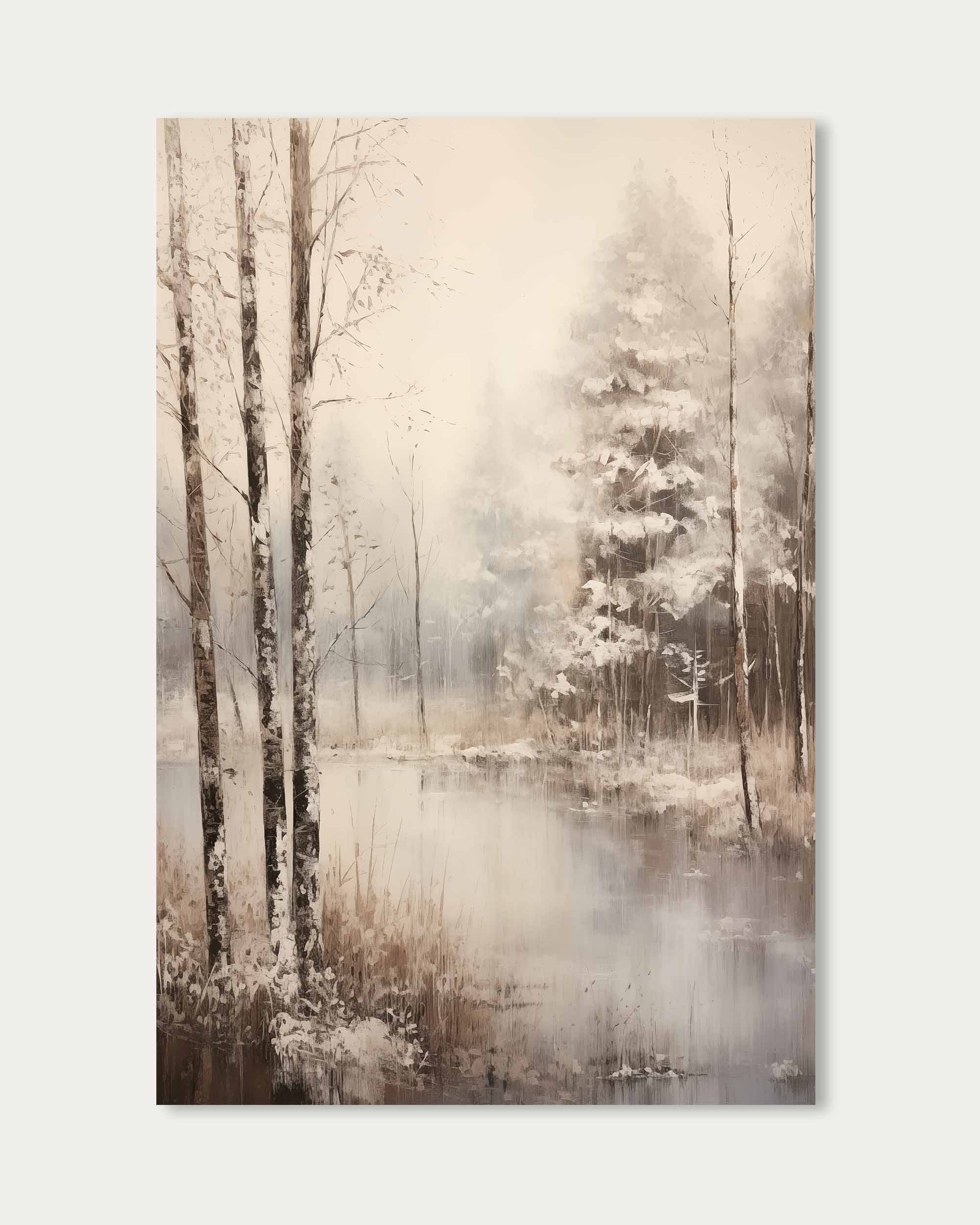 Snowy Forest Wall Art