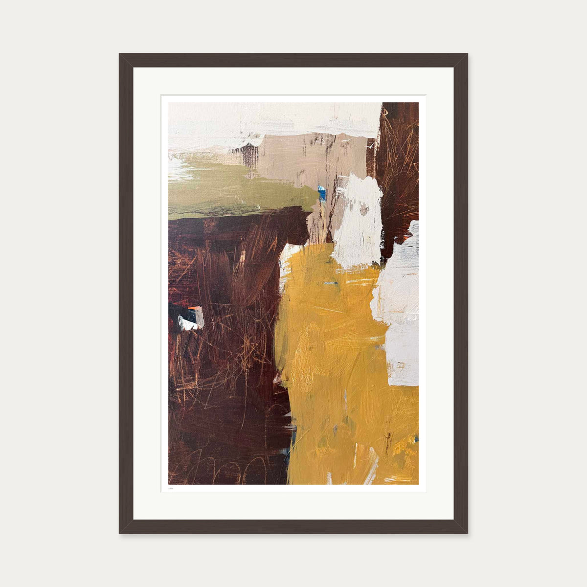Solace II Limited Edition Print — 50 x 70 cm — Brown Frame