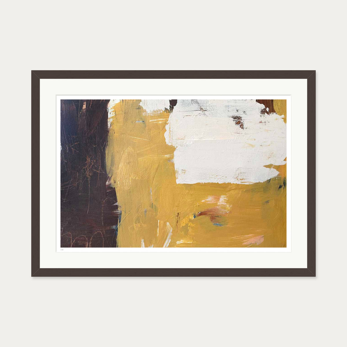 Solace Limited Edition Print — 50 x 70 cm — Brown Frame