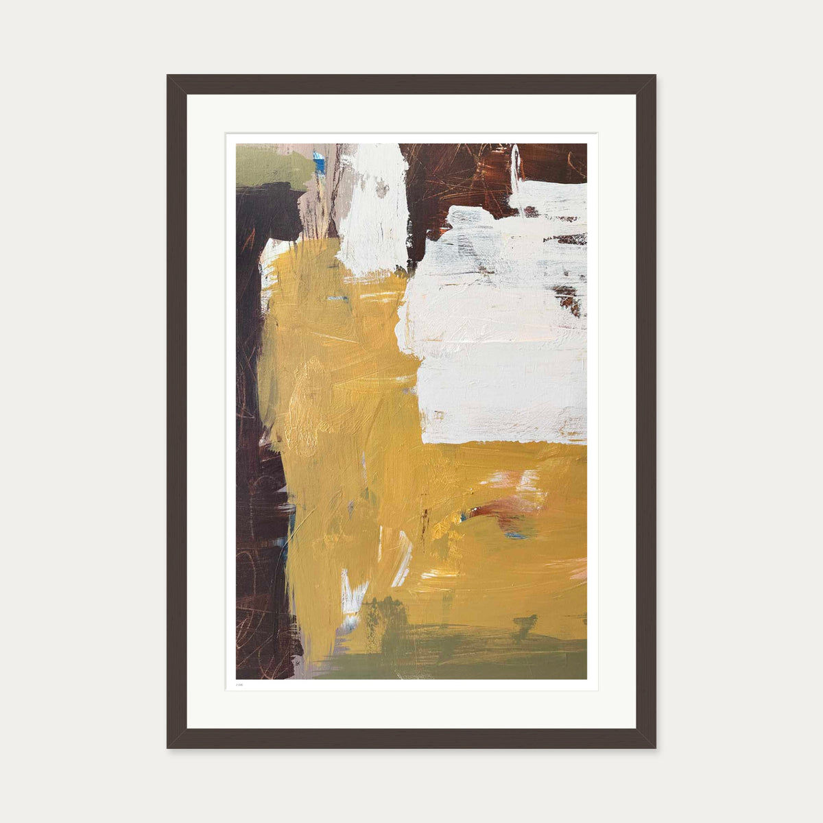 Solace V Limited Edition Print — 50 x 70 cm — Brown Frame