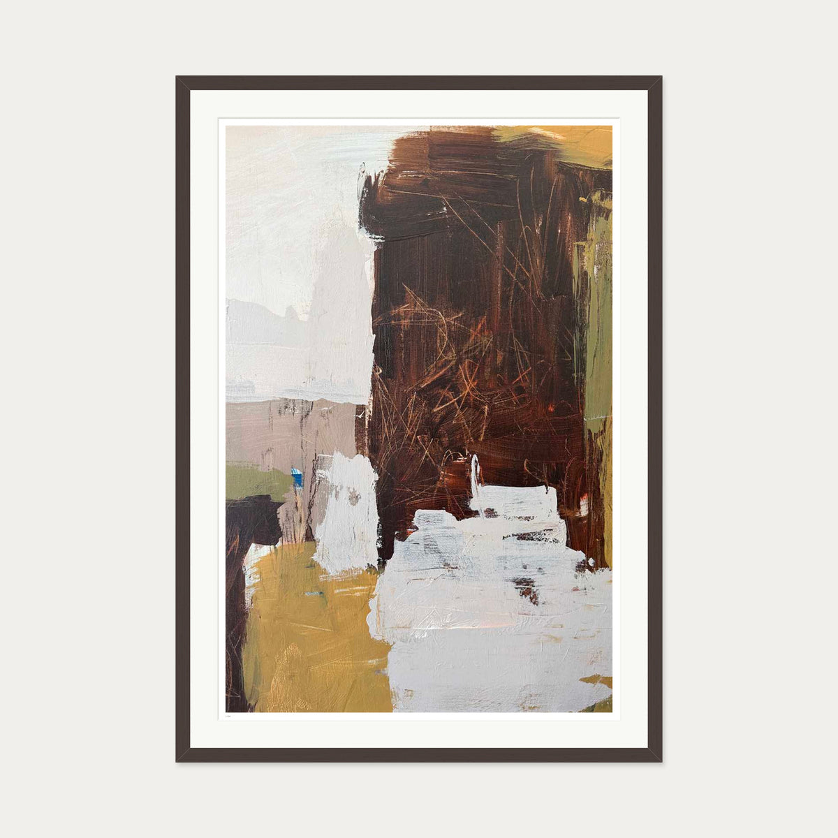 Solace VI Limited Edition Print — 100 x 70 cm — Brown Frame