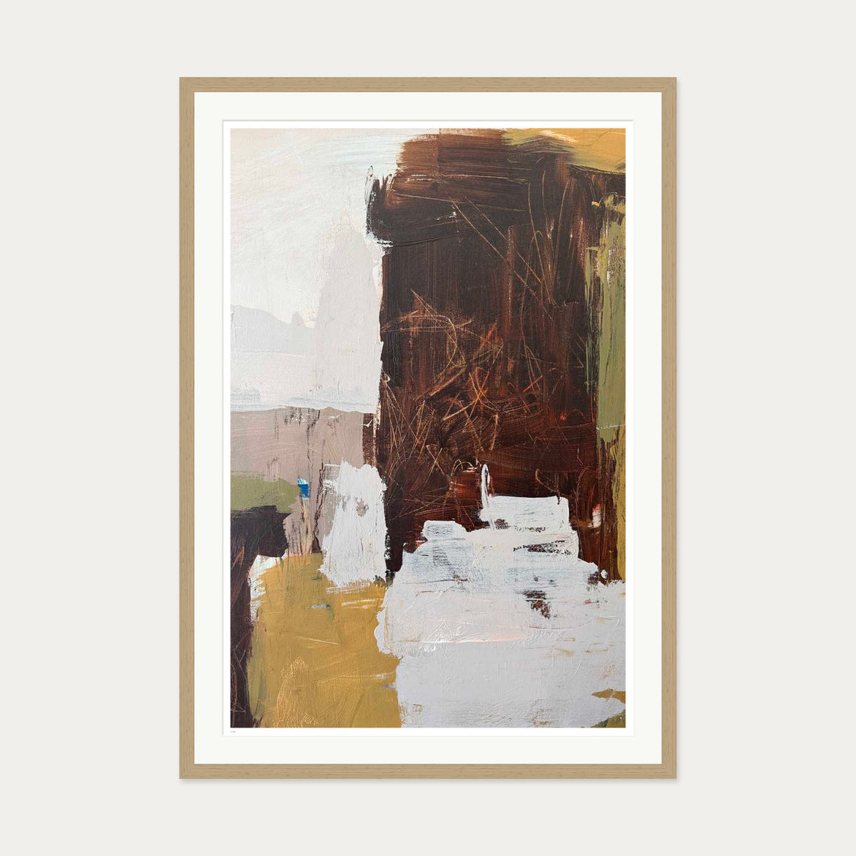 Solace VI Limited Edition Print — 100 x 70 cm — Oak Frame