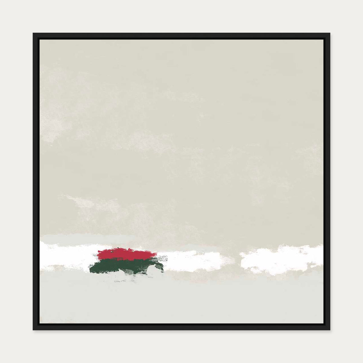 Solstice Canvas Art — 70 x 70 cm — Black Frame