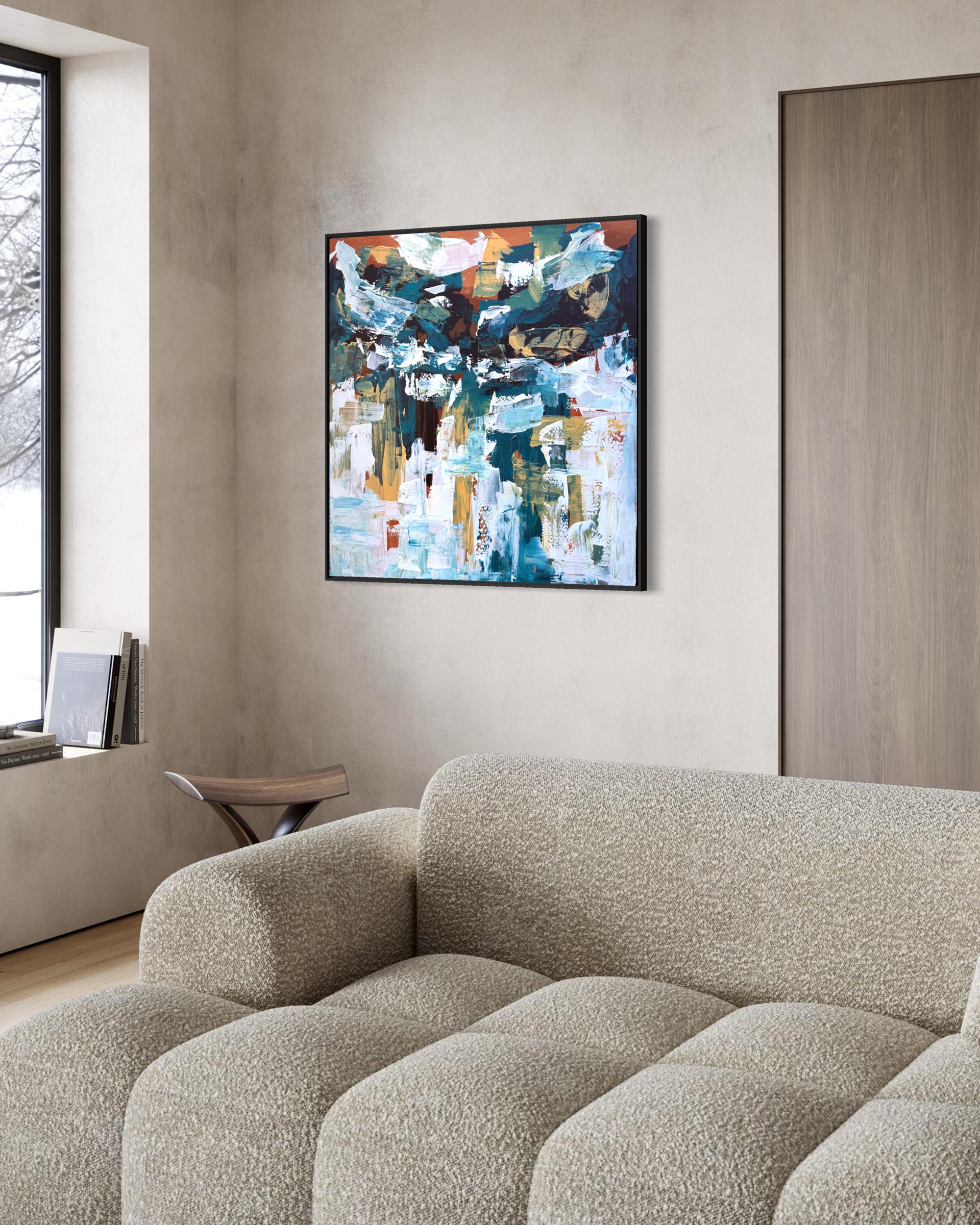 Unresolved | Original Painting | 100x100cm