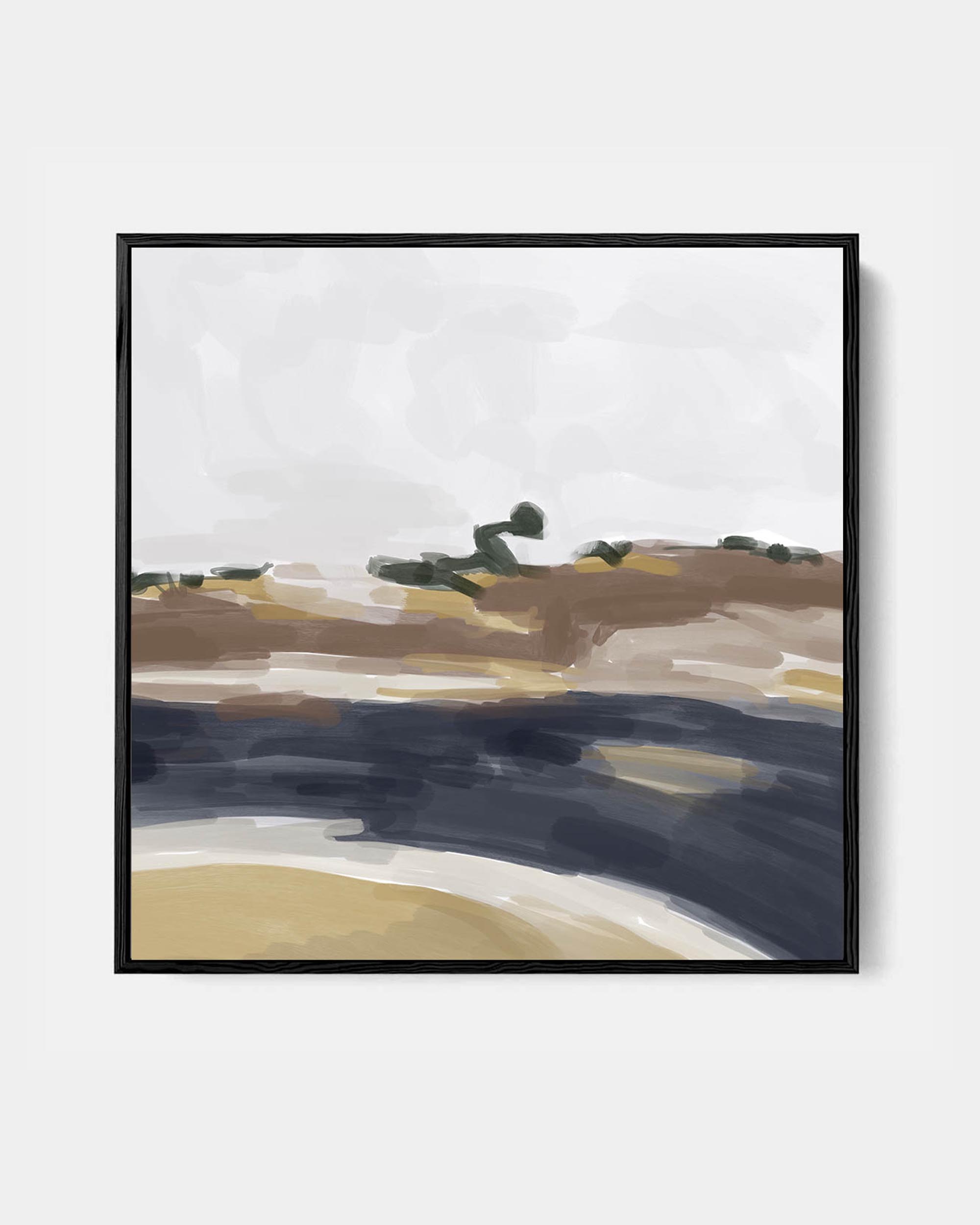 Abstract Expressions I Framed Canvas