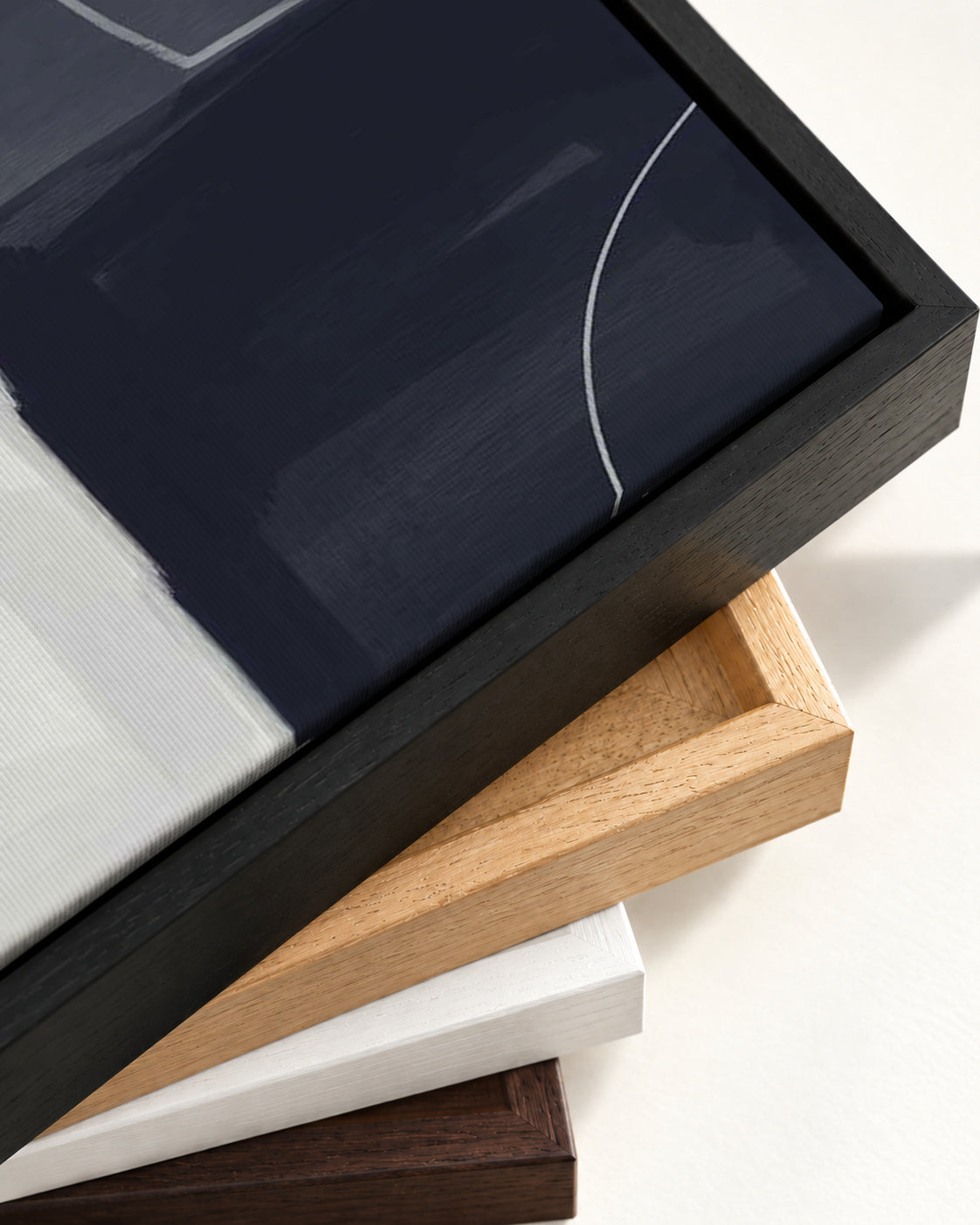Still Life Study II Canvas Art — framed canvas corner and wrapped canvas detail