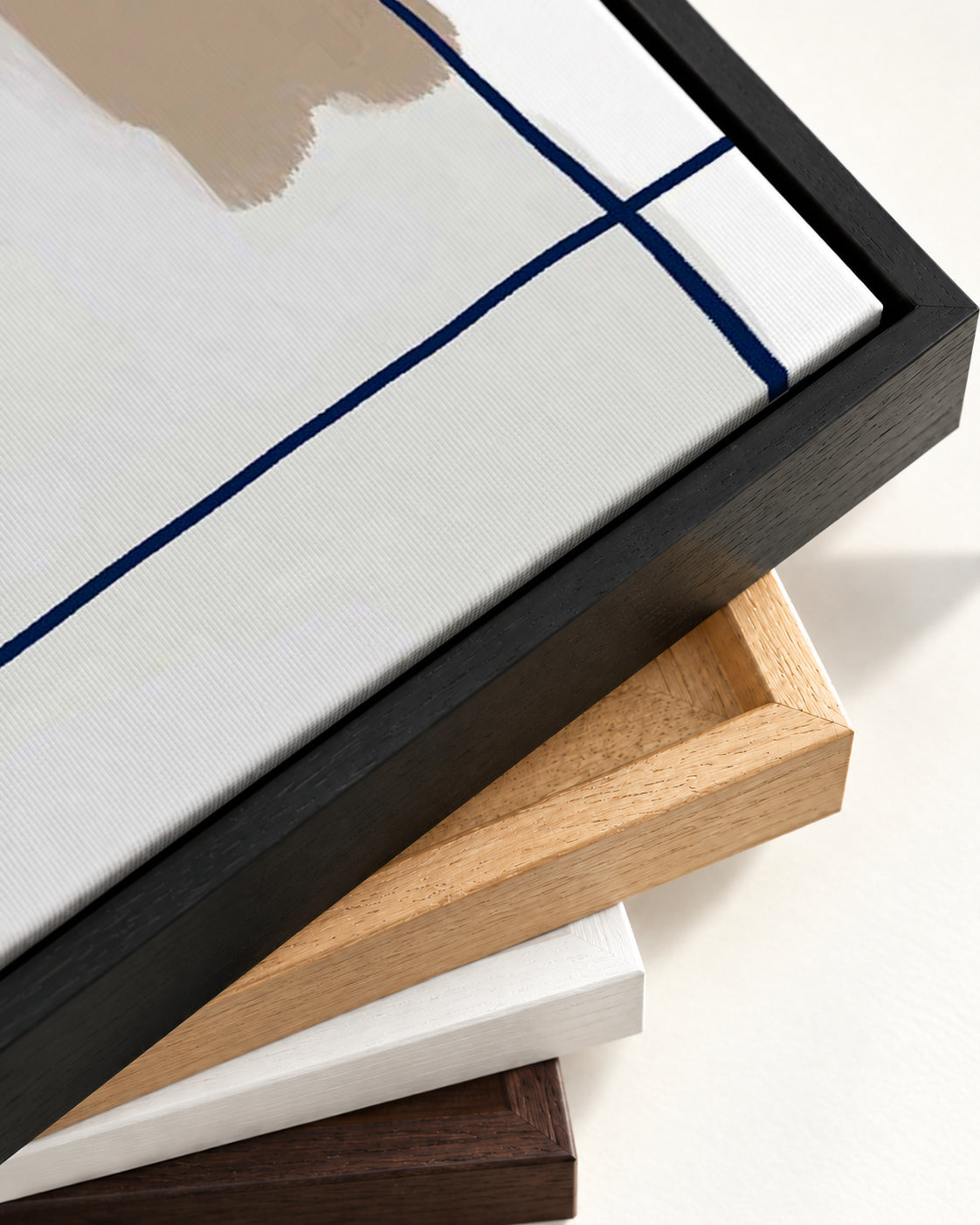 Still Life Study III Canvas Art — framed canvas corner and wrapped canvas detail