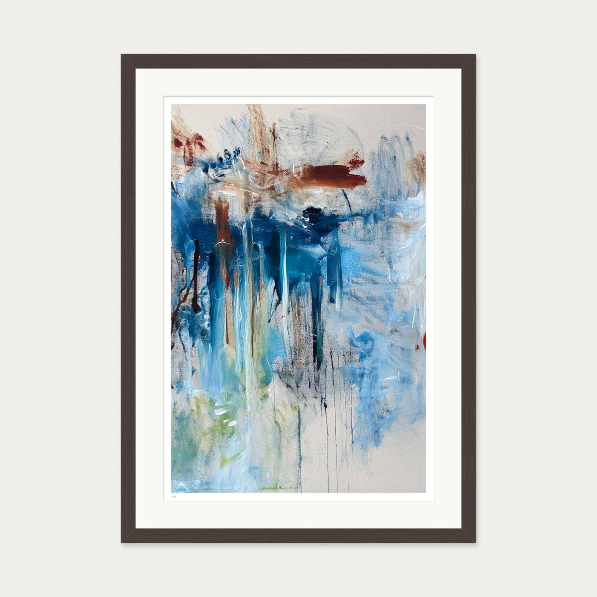Still Water Limited Edition Print — 50 x 70 cm — Brown Frame