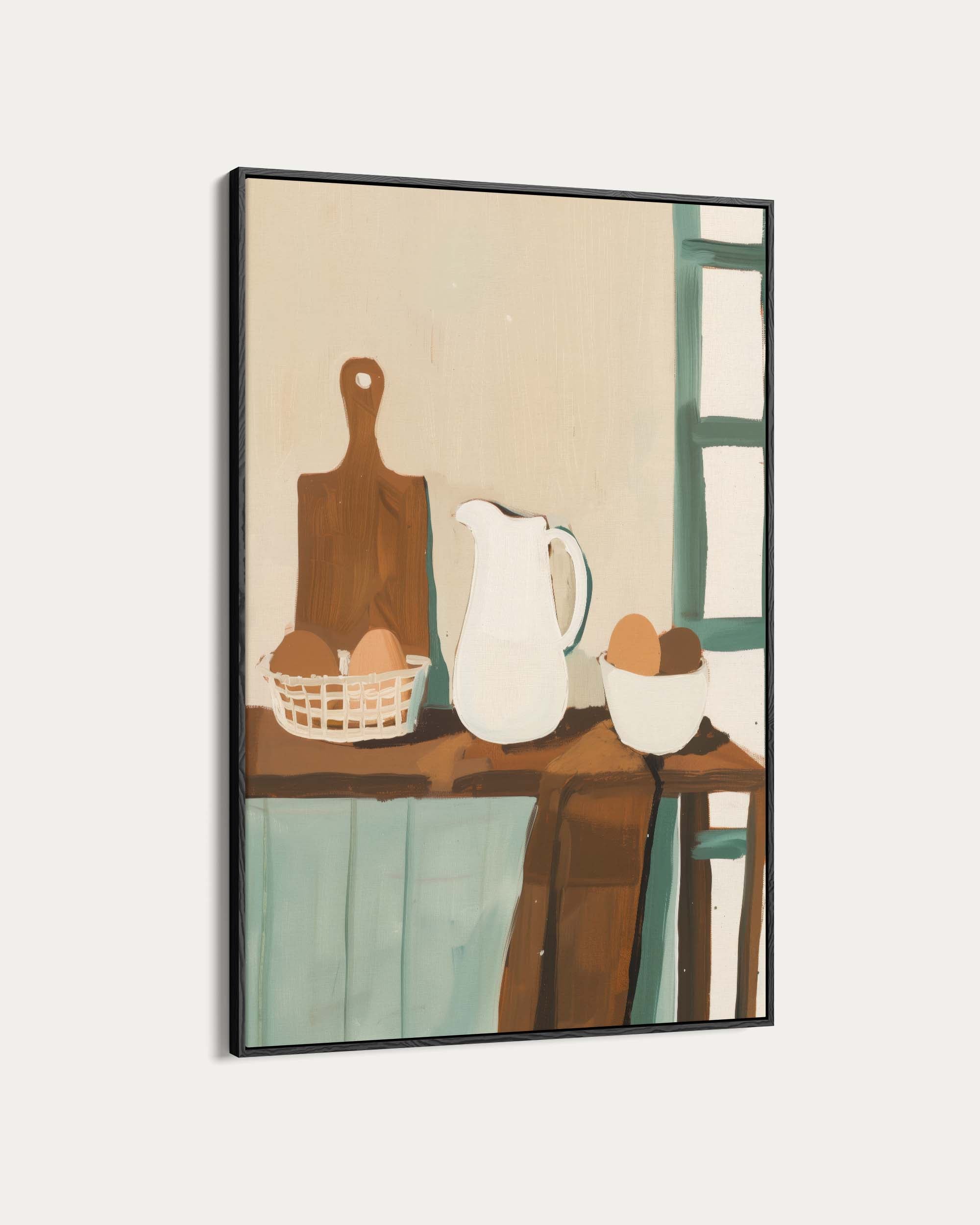 In The Kitchen Wall Art Print