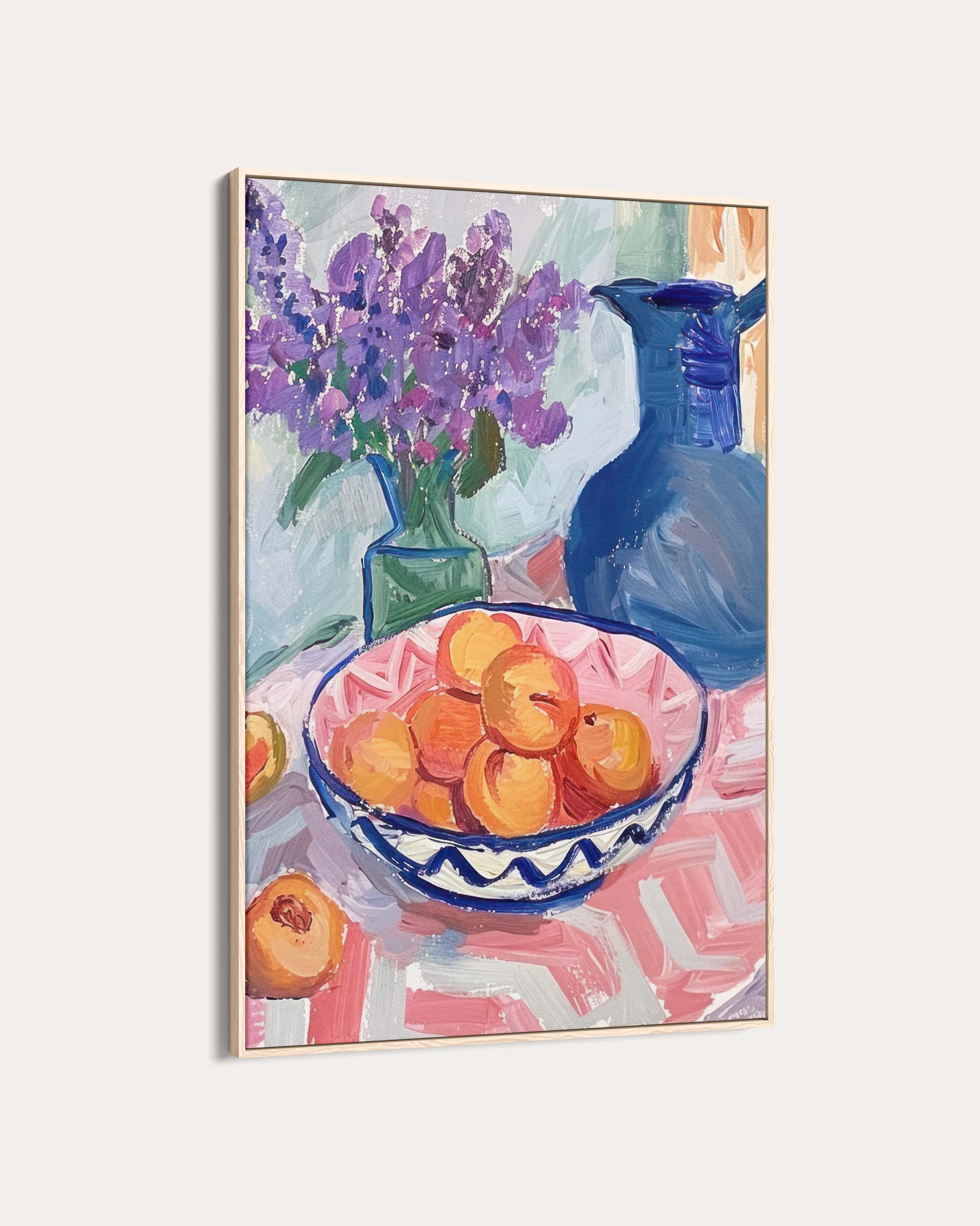 Peach Still Life Wall Art