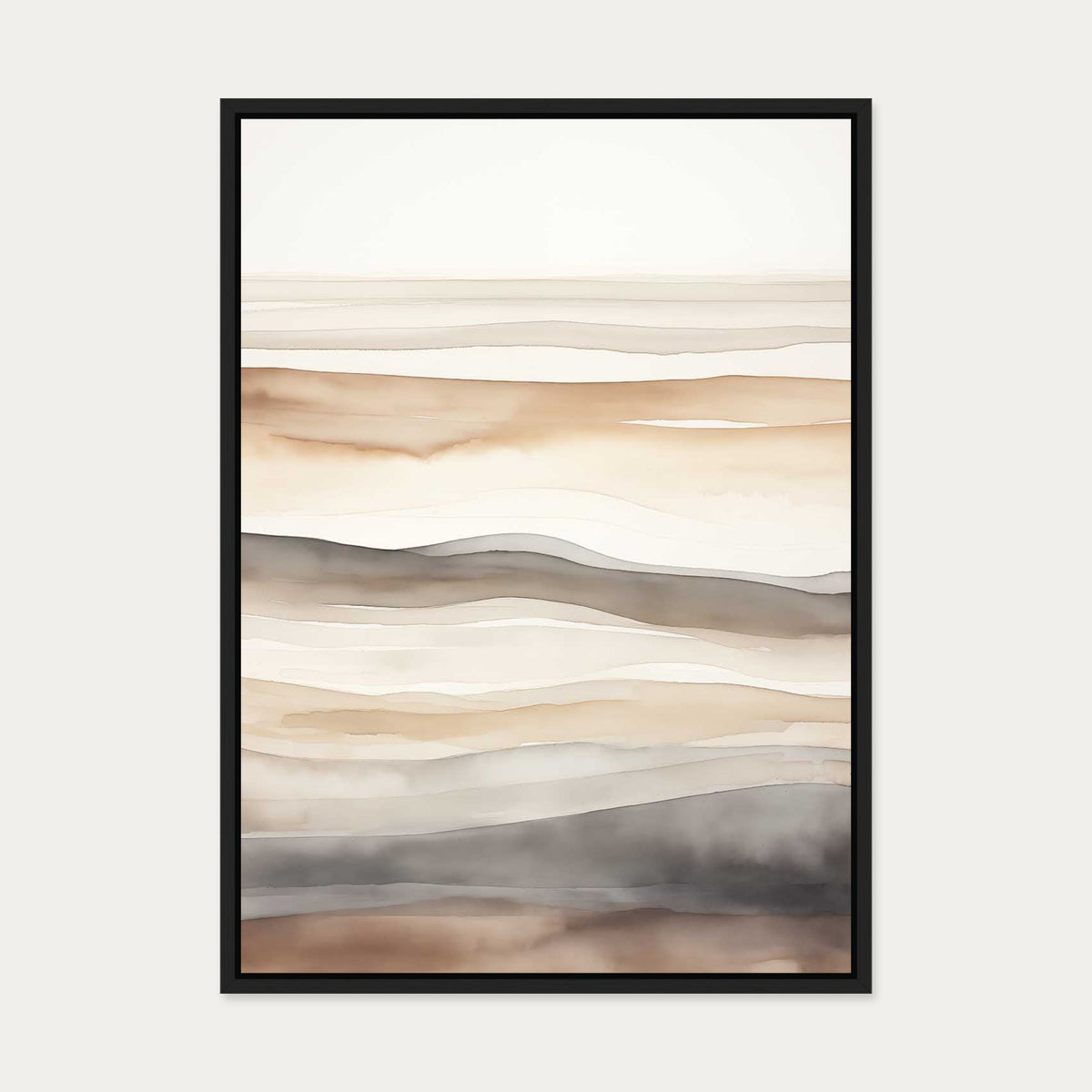 Strata Canvas Art — 50 x 70 cm — Black Frame