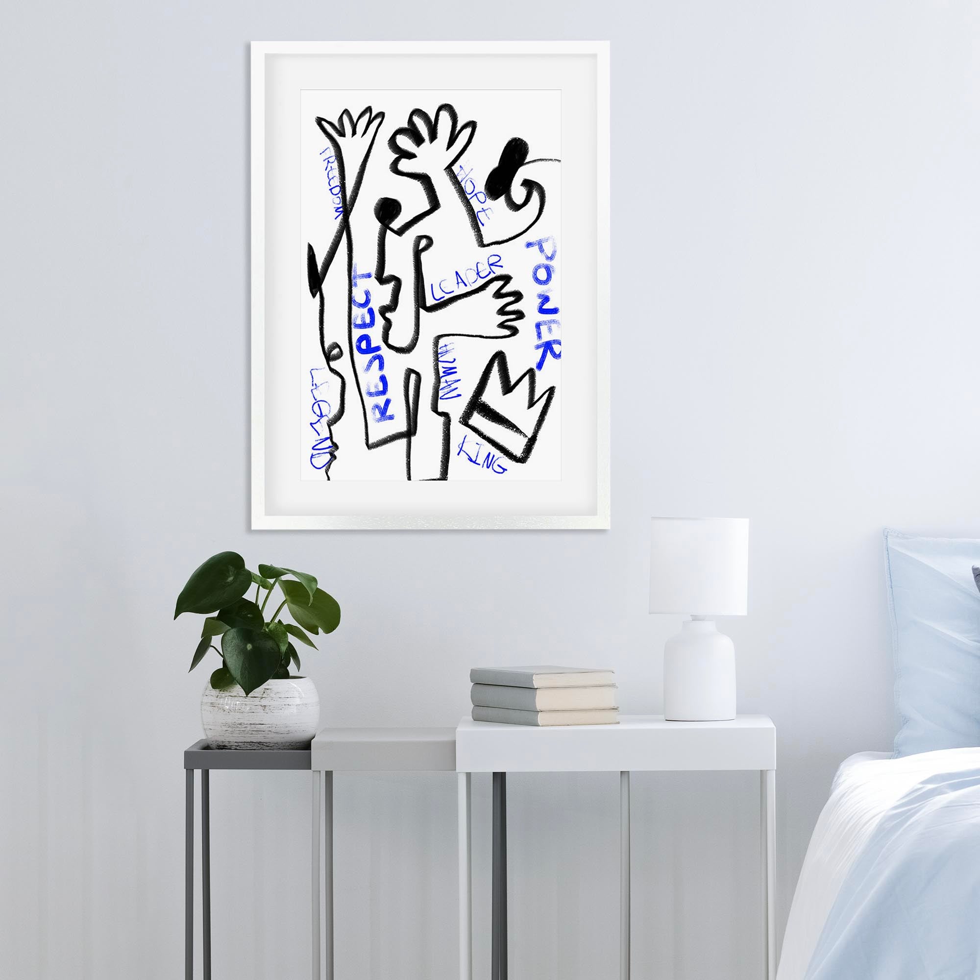Homage To Basquiat Framed Art