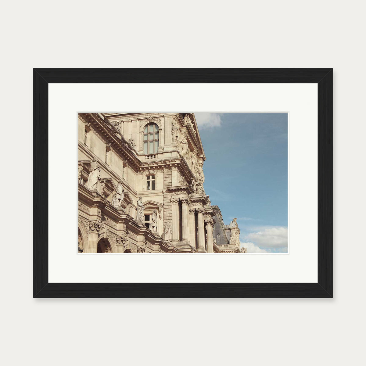 Summer In Paris II Art Poster — 30 x 40 cm — Black Frame