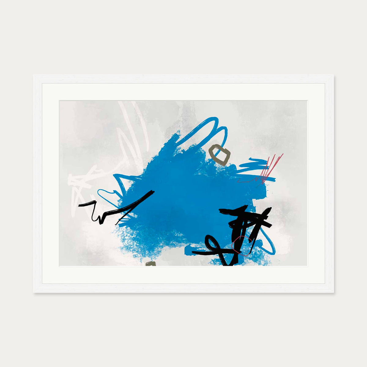 Symphonic Expressions Art Print — 50 x 70 cm — White Frame