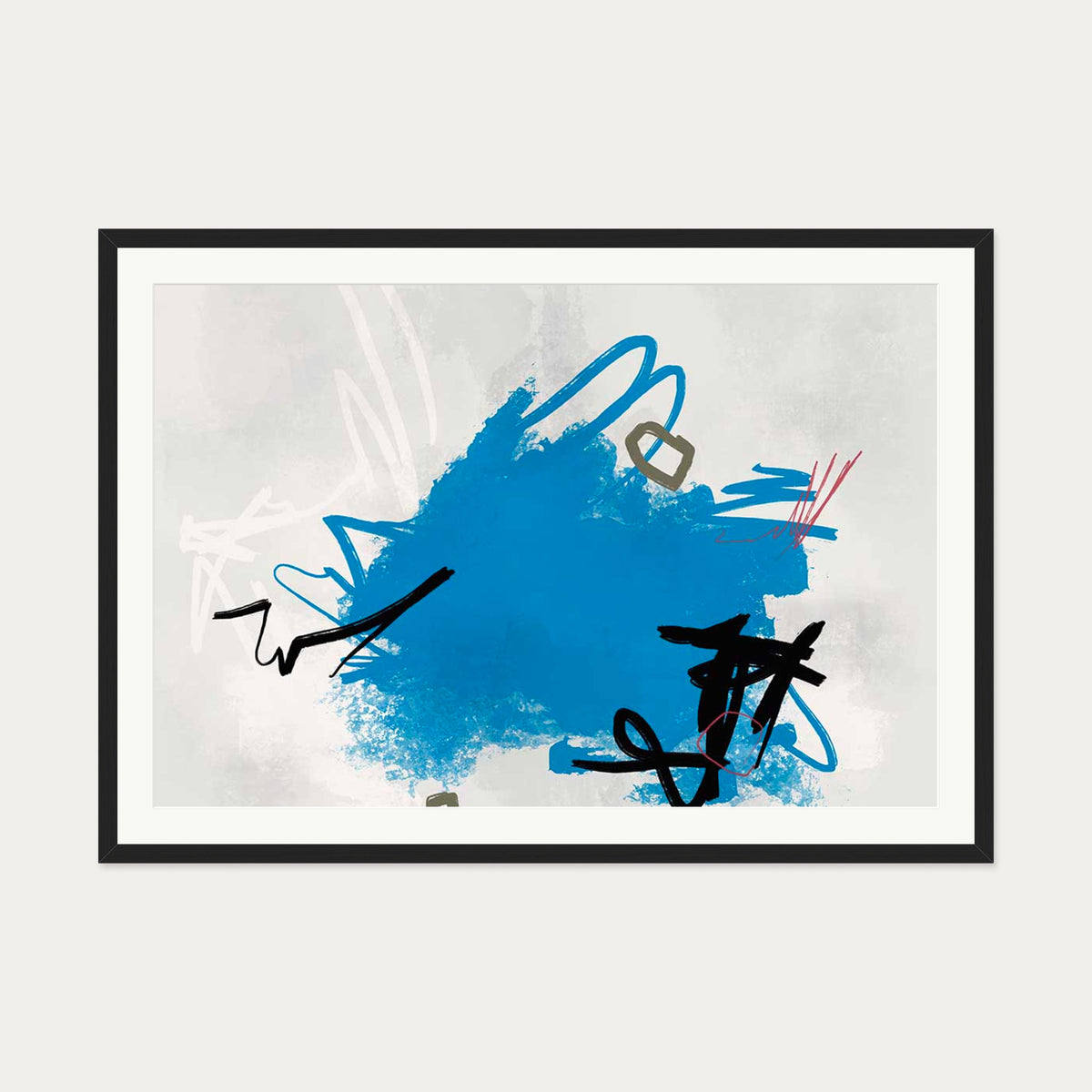Symphonic Expressions Art Print — 70 x 100 cm — Black Frame