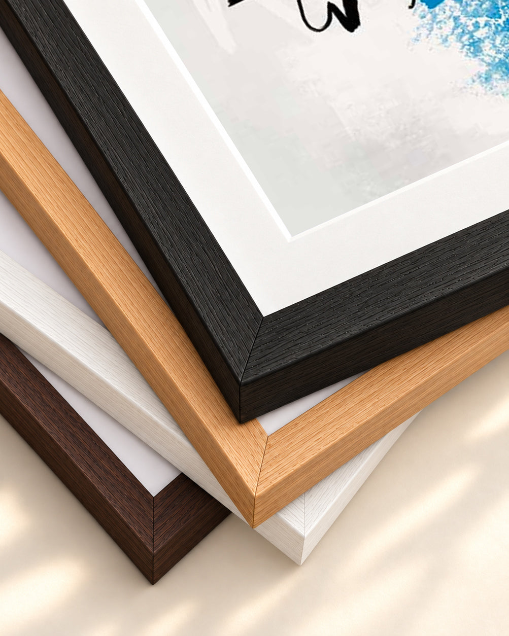 Symphonic Expressions Art Print — framed print corner with 5 cm mount and bevel