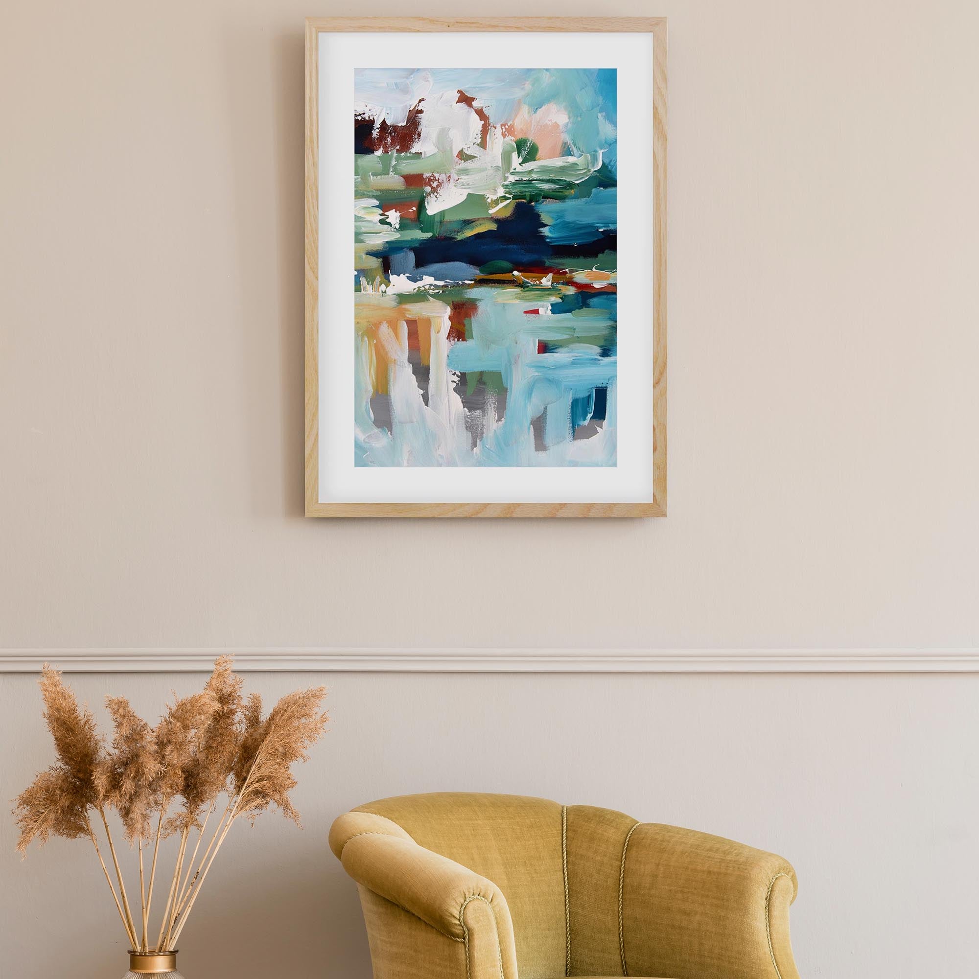 Abstract 354 Framed Art