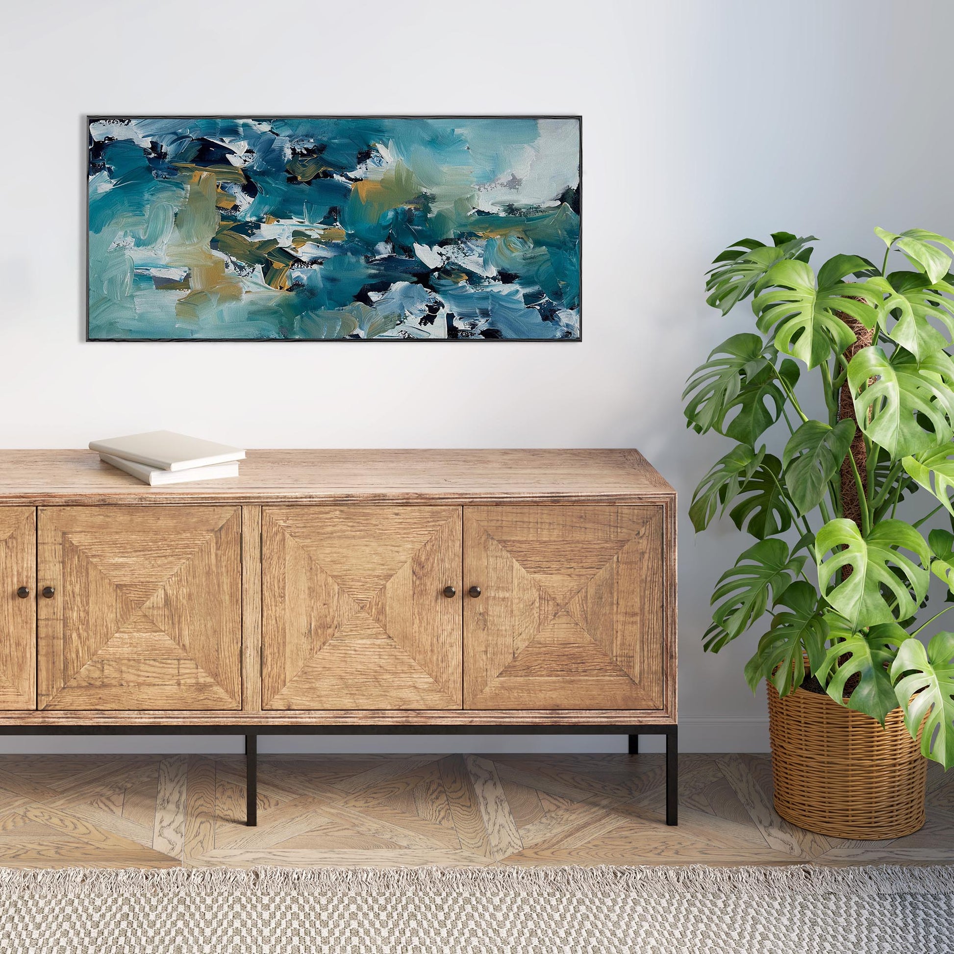 Dreamscape - Original Painting-Abstract House