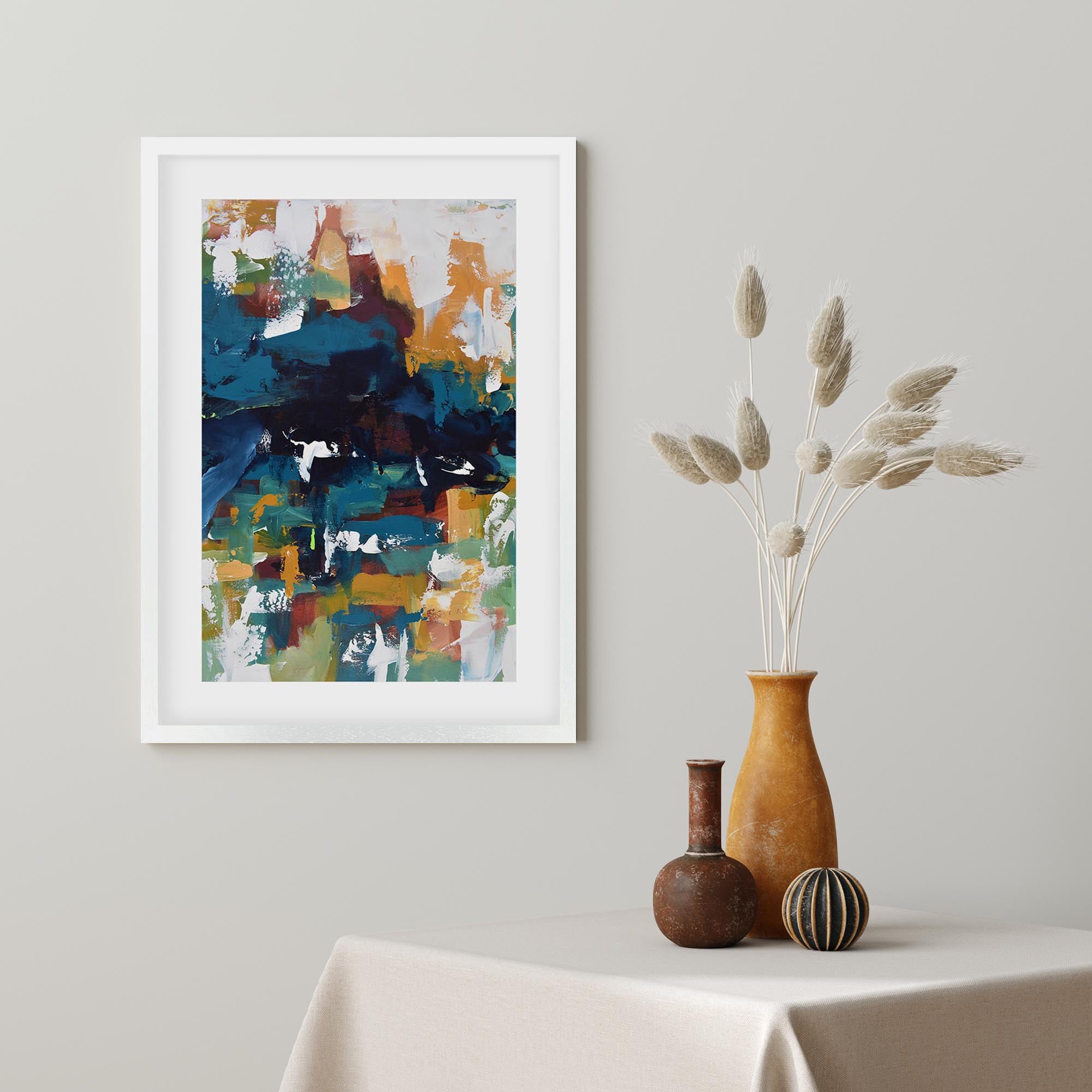 Abstract 373 Framed Art