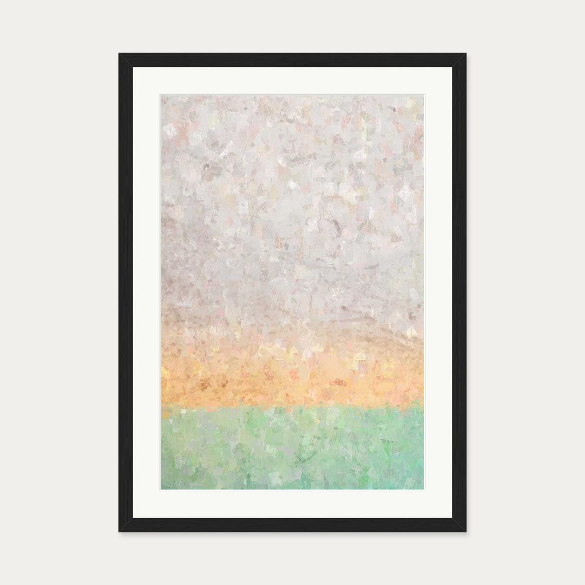 Tequila Sunrise Art Print — 50 x 70 cm — Black Frame