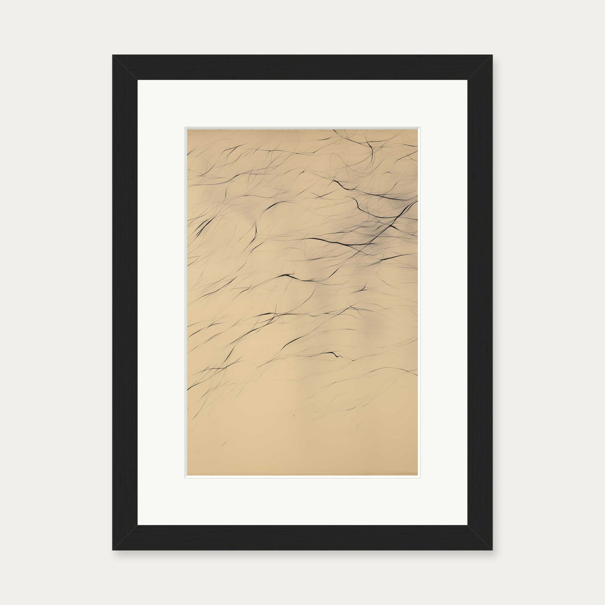 Texture Art Print — 30 x 40 cm — Black Frame