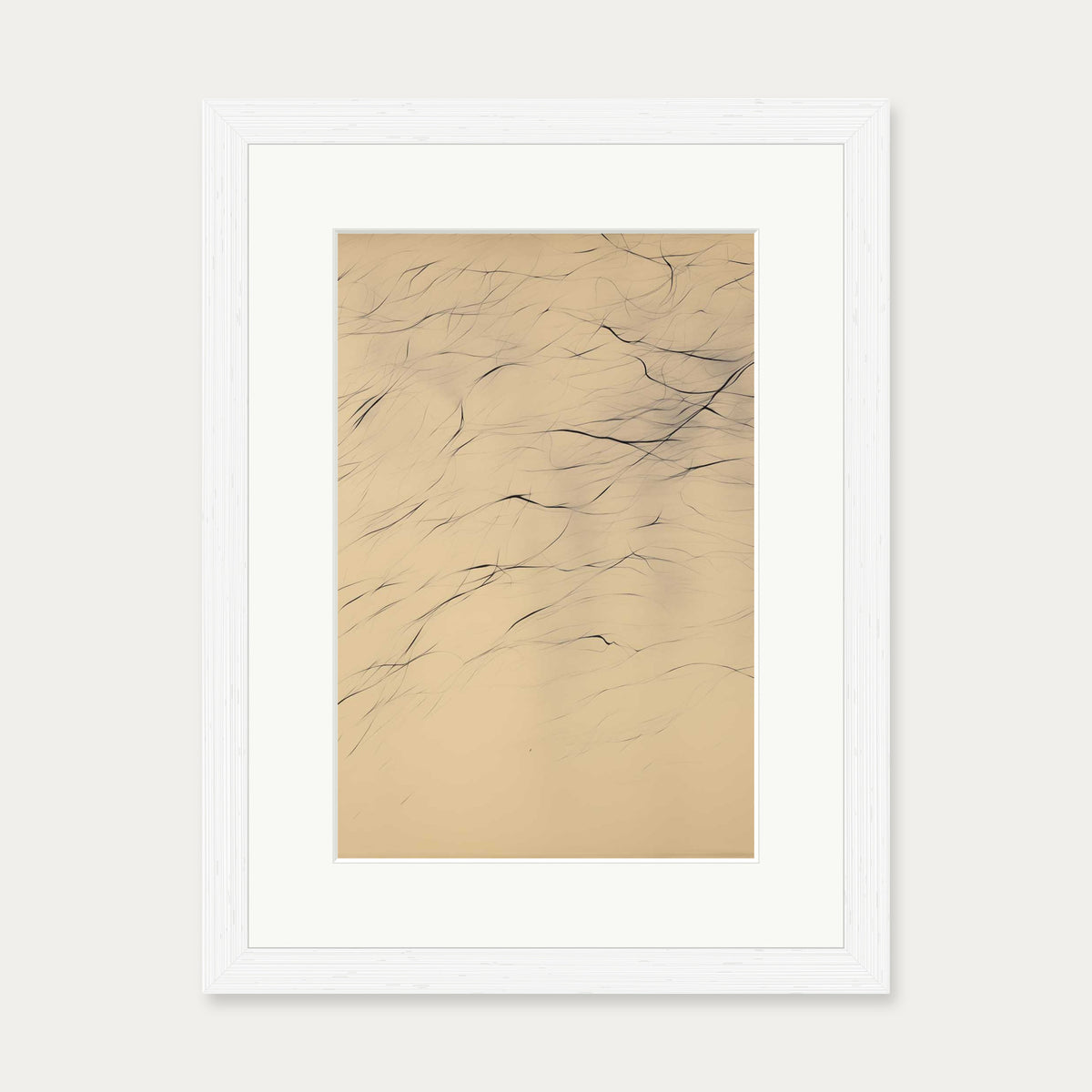 Texture Art Print — 30 x 40 cm — White Frame